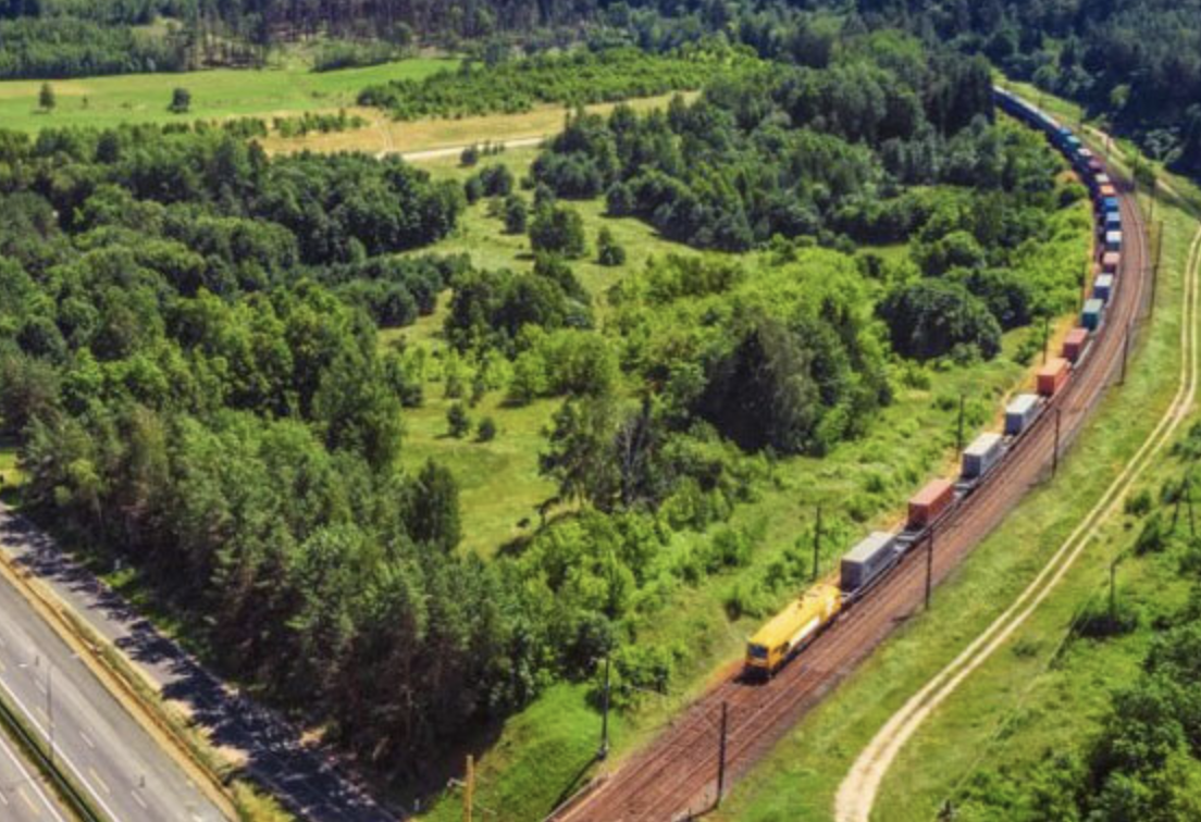 Тестовий контейнерний поїзд з олією відправили з України до Литви